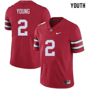 NCAA Ohio State Buckeyes Youth #2 Chase Young Red Nike Football College Jersey CLU0545CD